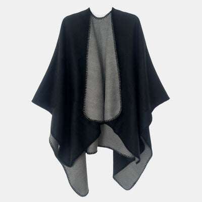 Two Tone Contrast Shawl